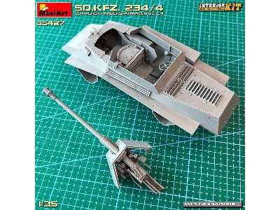 Sd.Kfz. 234/4 Schwerer Panzerspähwagen 7,5 Cm. Interior Kit - zdjęcie 49