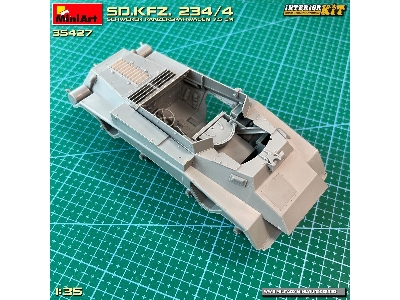 Sd.Kfz. 234/4 Schwerer Panzerspähwagen 7,5 Cm. Interior Kit - zdjęcie 53