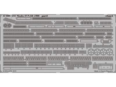  USS Nimitz CVN-68 1/700 - Trumpeter - blaszki - zdjęcie 1