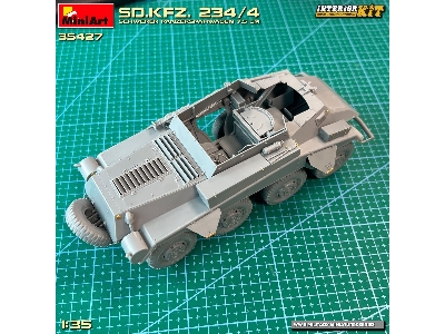 Sd.Kfz. 234/4 Schwerer Panzerspähwagen 7,5 Cm. Interior Kit - zdjęcie 54