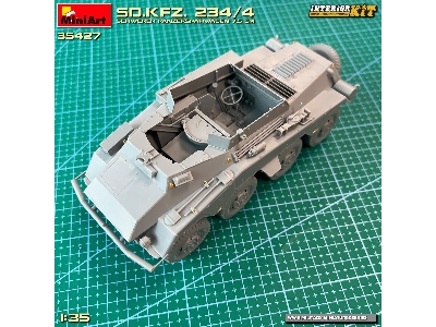 Sd.Kfz. 234/4 Schwerer Panzerspähwagen 7,5 Cm. Interior Kit - zdjęcie 55