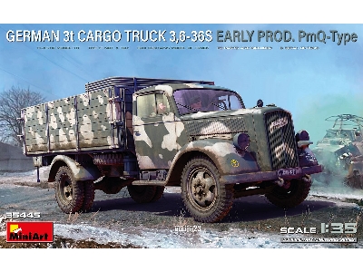German 3t Cargo Truck 3,6-36s Early Prod. Pmq-type - zdjęcie 1