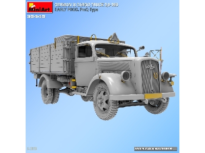 German 3t Cargo Truck 3,6-36s Early Prod. Pmq-type - zdjęcie 2