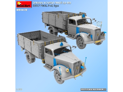 German 3t Cargo Truck 3,6-36s Early Prod. Pmq-type - zdjęcie 7