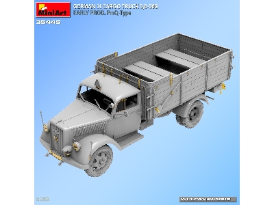 German 3t Cargo Truck 3,6-36s Early Prod. Pmq-type - zdjęcie 8