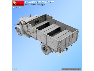 German 3t Cargo Truck 3,6-36s Early Prod. Pmq-type - zdjęcie 9