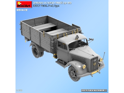 German 3t Cargo Truck 3,6-36s Early Prod. Pmq-type - zdjęcie 10