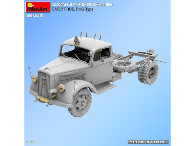 German 3t Cargo Truck 3,6-36s Early Prod. Pmq-type - zdjęcie 12