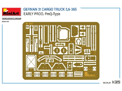German 3t Cargo Truck 3,6-36s Early Prod. Pmq-type - zdjęcie 17