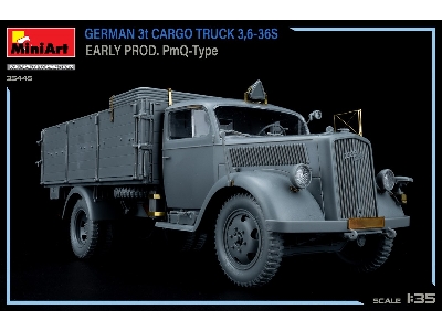 German 3t Cargo Truck 3,6-36s Early Prod. Pmq-type - zdjęcie 37