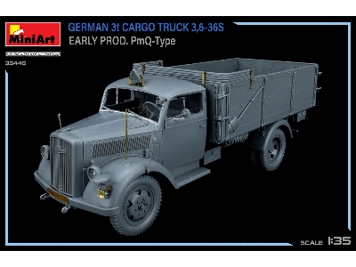 German 3t Cargo Truck 3,6-36s Early Prod. Pmq-type - zdjęcie 38