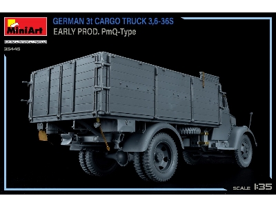 German 3t Cargo Truck 3,6-36s Early Prod. Pmq-type - zdjęcie 39