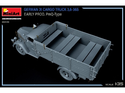German 3t Cargo Truck 3,6-36s Early Prod. Pmq-type - zdjęcie 40