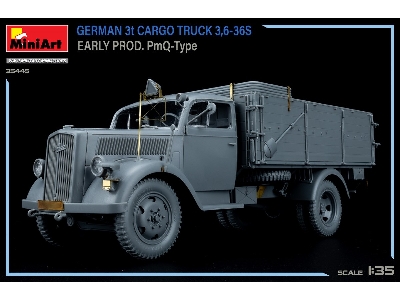 German 3t Cargo Truck 3,6-36s Early Prod. Pmq-type - zdjęcie 41