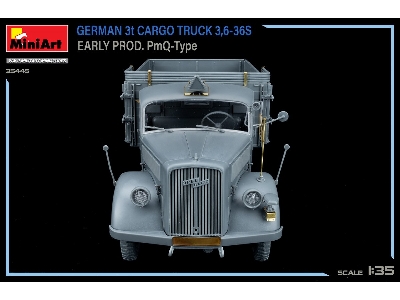 German 3t Cargo Truck 3,6-36s Early Prod. Pmq-type - zdjęcie 43