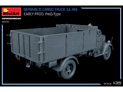 German 3t Cargo Truck 3,6-36s Early Prod. Pmq-type - zdjęcie 45