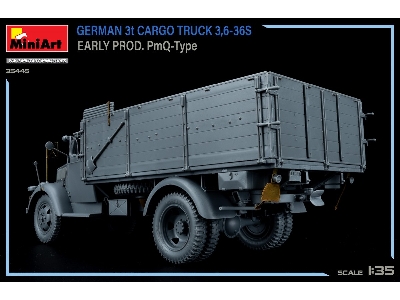 German 3t Cargo Truck 3,6-36s Early Prod. Pmq-type - zdjęcie 46