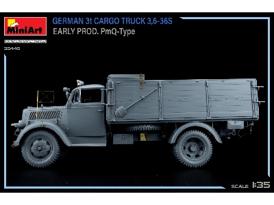 German 3t Cargo Truck 3,6-36s Early Prod. Pmq-type - zdjęcie 47