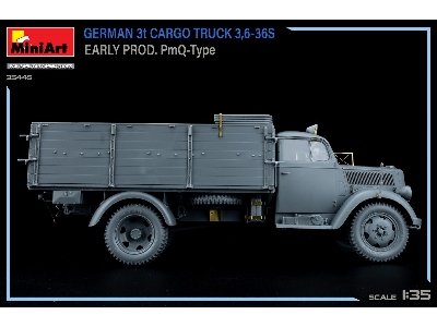 German 3t Cargo Truck 3,6-36s Early Prod. Pmq-type - zdjęcie 48