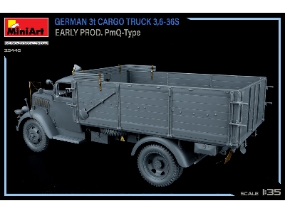 German 3t Cargo Truck 3,6-36s Early Prod. Pmq-type - zdjęcie 50