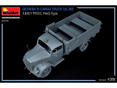 German 3t Cargo Truck 3,6-36s Early Prod. Pmq-type - zdjęcie 52