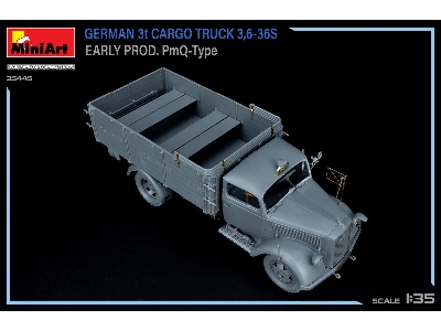 German 3t Cargo Truck 3,6-36s Early Prod. Pmq-type - zdjęcie 53