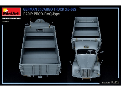 German 3t Cargo Truck 3,6-36s Early Prod. Pmq-type - zdjęcie 54