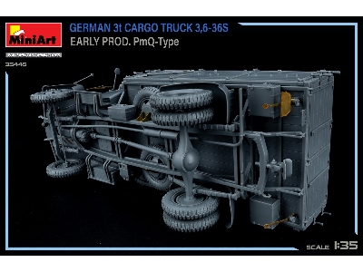 German 3t Cargo Truck 3,6-36s Early Prod. Pmq-type - zdjęcie 55