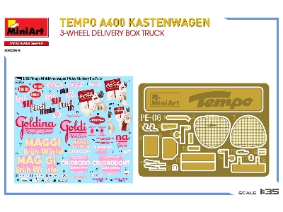 Tempo A400 Kastenwagen 3-wheel Delivery Box Truck - zdjęcie 11