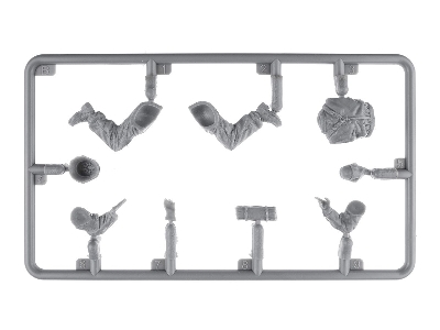 German Tank Riders Set 1. Resin Heads - zdjęcie 3