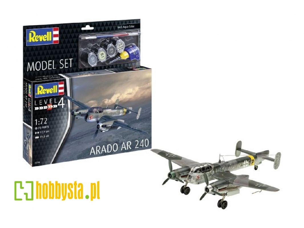 Arado Ar 240 Model Set - zdjęcie 1 Arado Ar 240 Model Set - zdjęcie 1