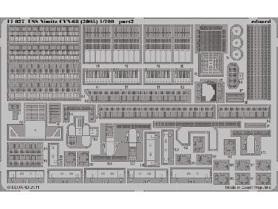  USS Nimitz CVN-68 (2005) 1/700 - Trumpeter - blaszki - zdjęcie 3