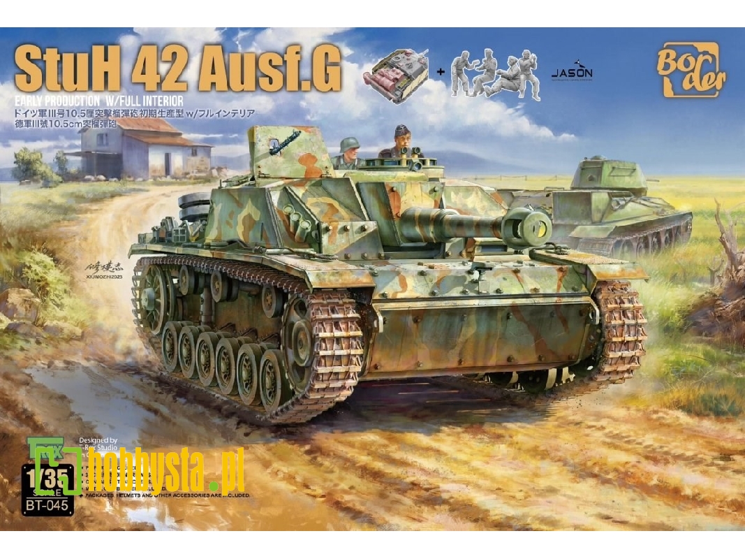 StuH 42 Ausf.G wczesna produkcja - z pełnym wnętrzem - zdjęcie 1 StuH 42 Ausf.G wczesna produkcja - z pełnym wnętrzem - zdjęcie 1