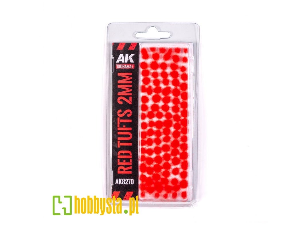 Red - Fantasy Tufts 2mm - zdjęcie 1 Red - Fantasy Tufts 2mm - zdjęcie 1