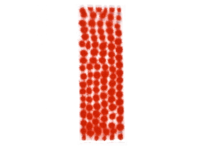 Red - Fantasy Tufts 2mm - zdjęcie 2