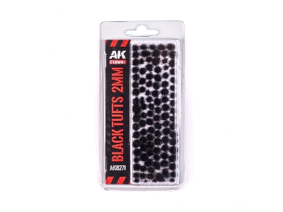 Black - Fantasy Tufts 2mm - zdjęcie 1