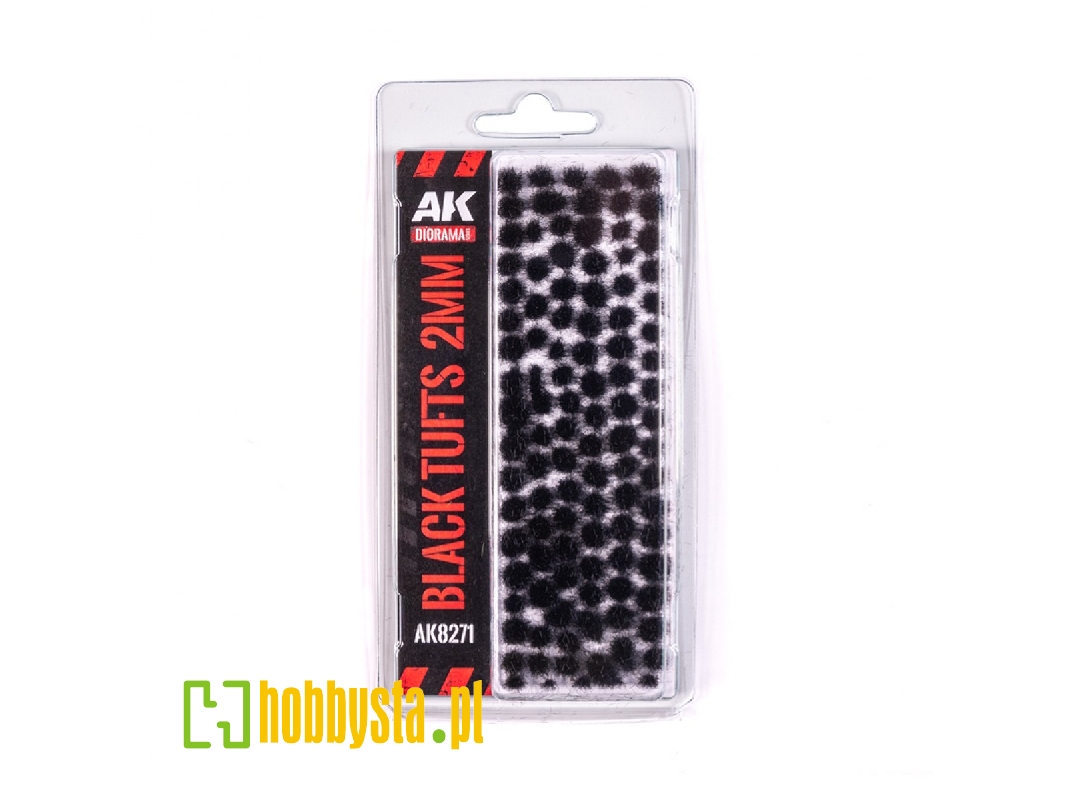 Black - Fantasy Tufts 2mm - zdjęcie 1 Black - Fantasy Tufts 2mm - zdjęcie 1