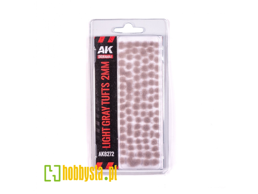 Light Gray - Fantasy Tufts 2mm - zdjęcie 1 Light Gray - Fantasy Tufts 2mm - zdjęcie 1