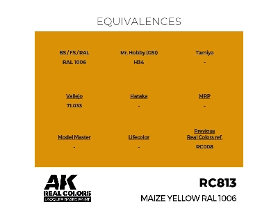 Rc813 Maize Yellow Ral 1006 - zdjęcie 3