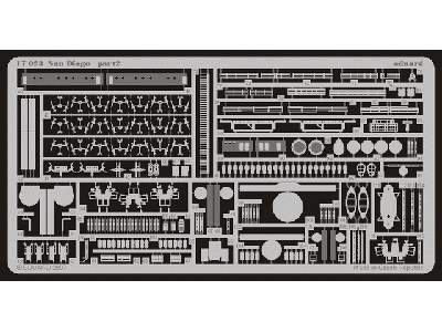 USS San Diego 1/700 - Dragon - blaszki - zdjęcie 3