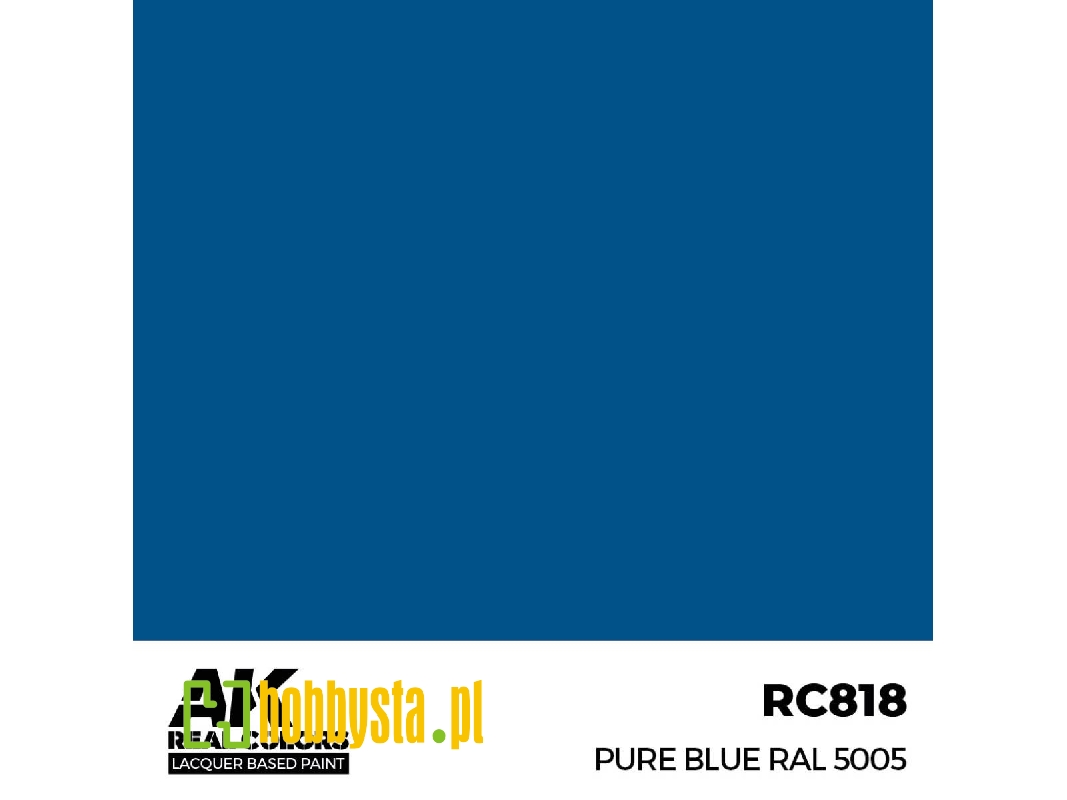 Rc818 Pure Blue Ral 5005 - zdjęcie 1 Rc818 Pure Blue Ral 5005 - zdjęcie 1