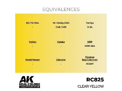 Rc825 Clear Yellow - zdjęcie 3