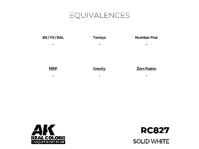 Rc827 Solid White - zdjęcie 3