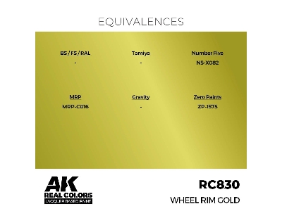 Rc830 Wheel Rim Gold - zdjęcie 3
