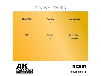 Rc831 Fork Gold - zdjęcie 3