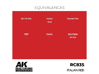 Rc835 Italian Red - zdjęcie 3