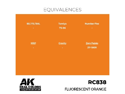 Rc838 Fluorescent Orange - zdjęcie 3
