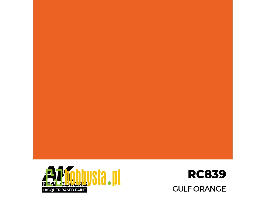 Rc839 Gulf Orange - zdjęcie 1 Rc839 Gulf Orange - zdjęcie 1