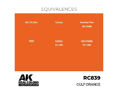 Rc839 Gulf Orange - zdjęcie 3