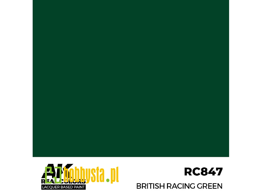 Rc847 British Racing Green - zdjęcie 1 Rc847 British Racing Green - zdjęcie 1